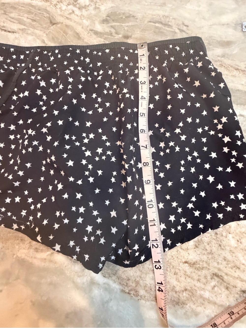 Nike Dri-FIT Star Print Running Shorts Black White Athletic Small - Picture 10 of 11